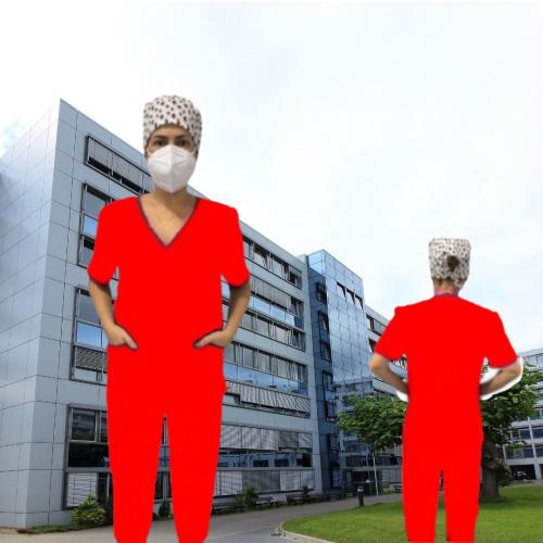 Pijama Cirúrgico Feminino Mel Marsala - FAÍKO Jalecos