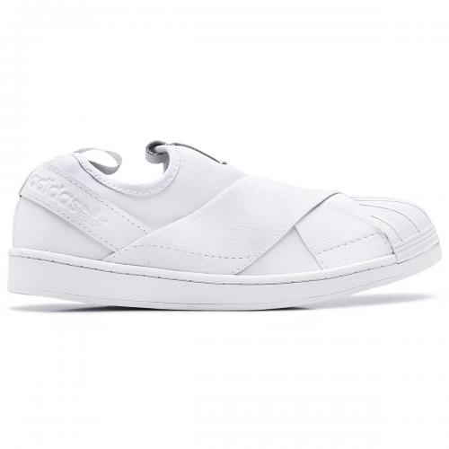 adidas superstar slip on branco