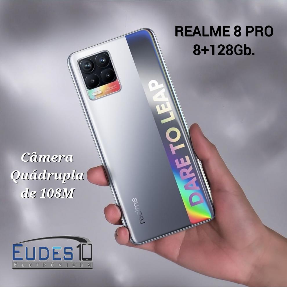 Celular REALME 8 PRÓ 8+128Gb Câmera 108M : CELULARES - REALME : EUDES10  Eletrônicos