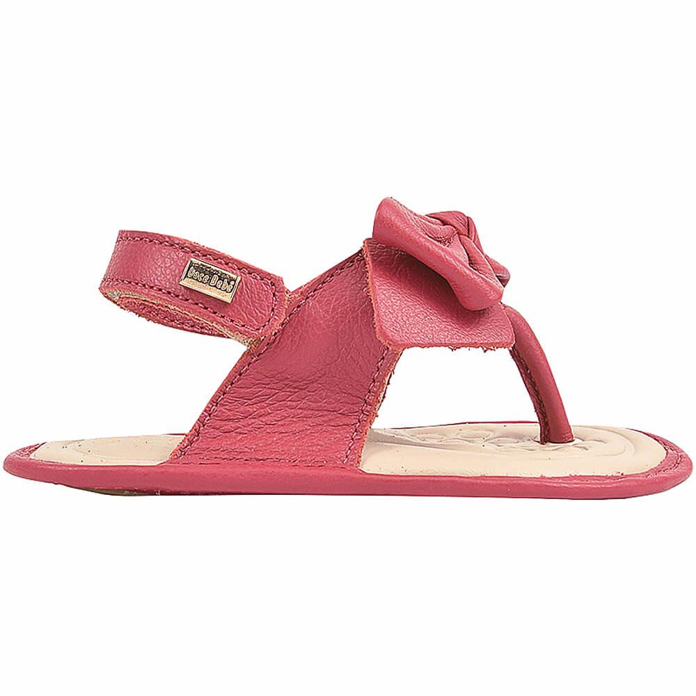 sandalia vermelha com laço
