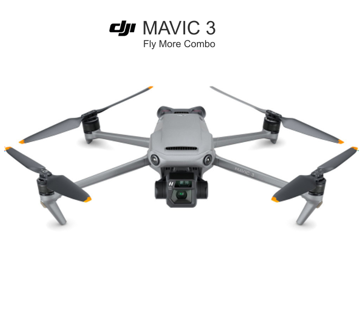 Drone DJI Mavic 3 - Kit Fly More Combo - Alcance 15 km - 46 minutos de vôo